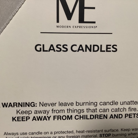 Modern Expressions 3 Piece Soy Blend Glass Candles NEW - Picture 9 of 13